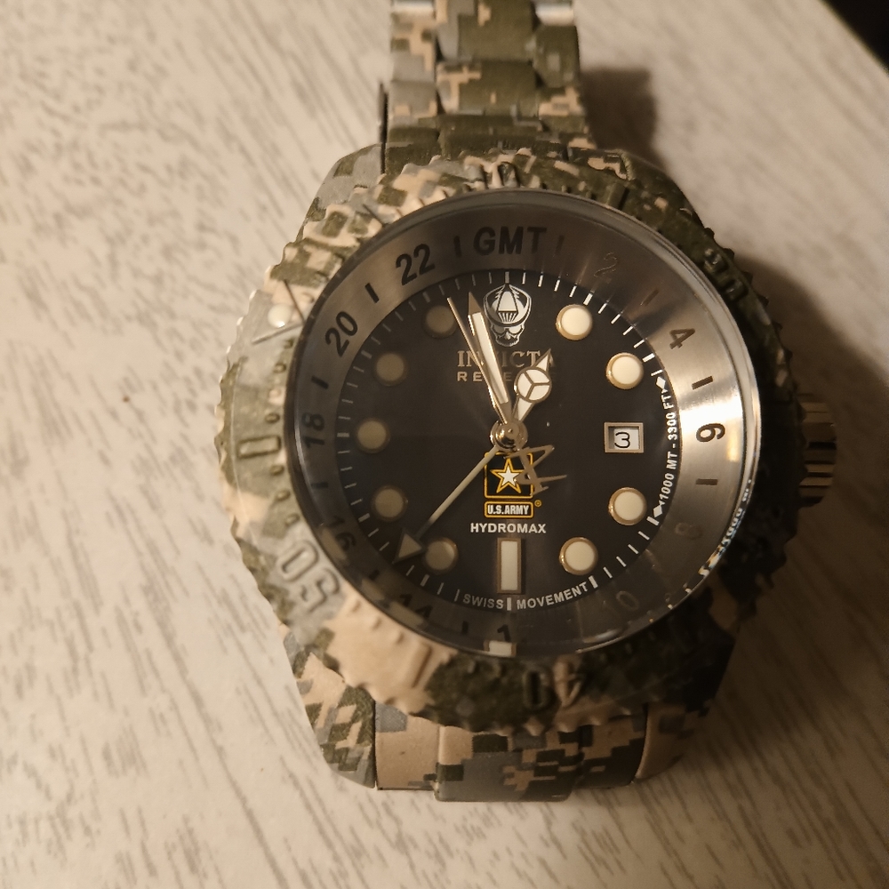 Invicta US Army watch (Hydromax) model number 34577